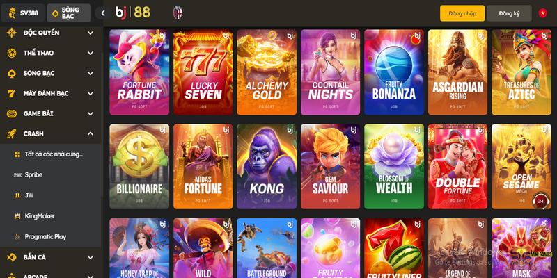 Sảnh game CQ9 đầy sự tươi mới